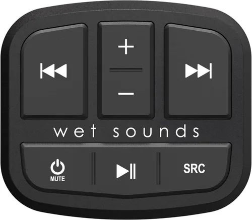 Miniatura 6 de Wet Sounds WS-MC2 - Receptor de medios digitales marinos y control remoto MC-TR-MINI Mini con cable de 25 pies (requiere actualización de software)
