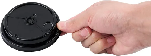 Miniatura 6 de Restaurantware - Solo tapas: tapas de plástico negro para tazas de café de 8, 12, 16 y 20 onzas, 100 café para tazas calientes - sorbo y popote