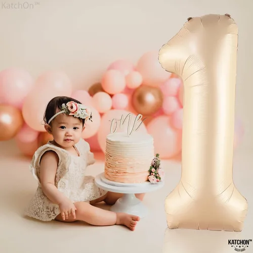 Miniatura 1224 de KatchOn, Globo grande azul número 2 de 40 pulgadas Decoraciones de cumpleaños de Baby Shark para niño de 2 años Globo azul número 2 Globo