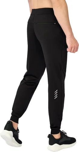 Miniatura 2 de MELOO Men's Fleece Lined Pants - Water Resistant Sweatpants Hiking Warm Joggers Winter Workout Pants Zipper Pockets