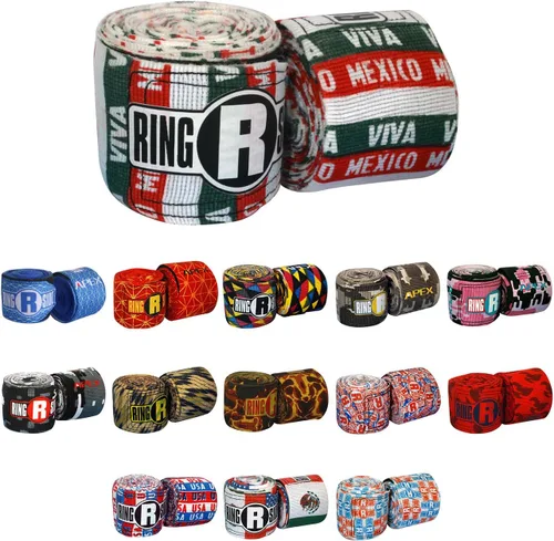 Miniatura 10 de Ringside Apex 180” Boxing Hand Wraps Pair - Durable, Elastic Training Wraps with Hook & Loop Closure, Multi-Color Options, Perfect for MMA, Muay