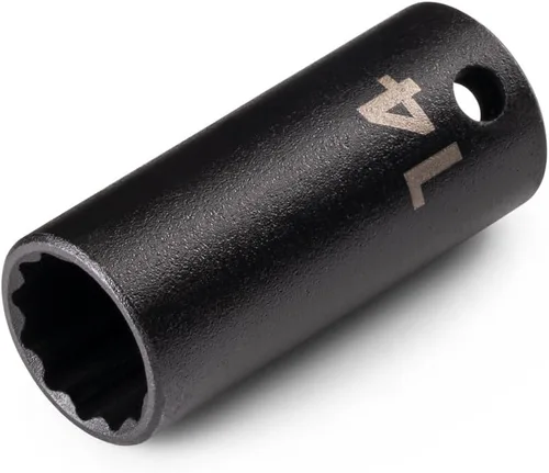 Miniatura 93 de TEKTON Accionamiento de 3/8 pulgadas x 1 pulgada Zócalo de impacto de 12 puntos poco profundo SID12225