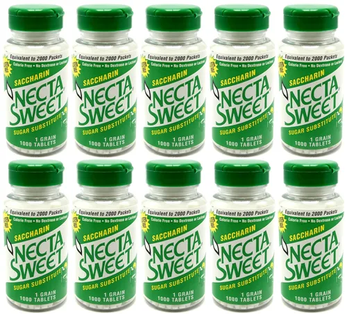 Miniatura 11 de Necta Sweet - Tabletas de sacarina de 1 grano – Sustitutos de azúcar sin calorías (paquete de 3 botellas de 1,000 tabletas)