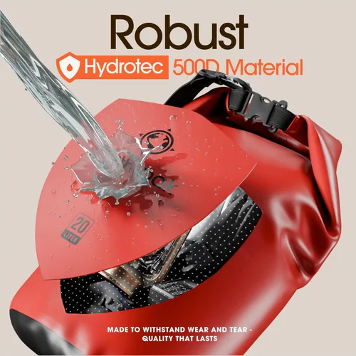 Miniatura 4 de Earth Pak Bolsa Seca Impermeable - Mochila Impermeable de Cierre Enrollable Superior Mantiene el Equipo Seco para Kayak con Funda Impermeable