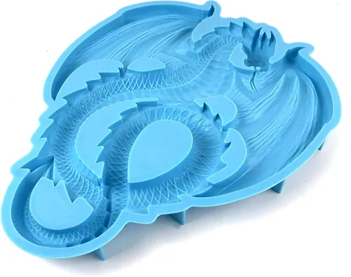 Miniatura 3 de Moldes de silicona de dragón 3D para resina epoxi, molde grande de pterosaurio, moldes de animales de dinosaurio para bricolaje de fundición