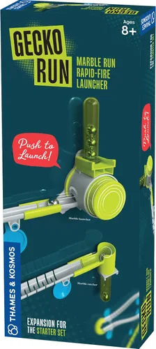 Miniatura 12 de Paquete de expansión de esquina flexible Gecko Run Marble Run de Thames & Kosmos – Truco extra para el conjunto de inicio de Marble Run vertical