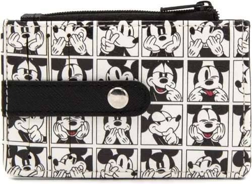 Miniatura 16 de Buckle-Down, Disney, cartera para mujer con 3 ranuras para tarjetas, 1 cremallera para monedas, 1 ranura para identificación con ventana, 4.5 x 3.0