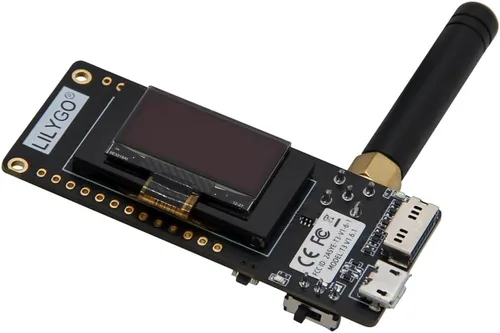Miniatura 2 de LILYGO LoRa32 433Mhz ESP32 Placa de Desarrollo OLED 0.96 Pulgadas Tarjeta SD BLE WiFi Módulo TTGO