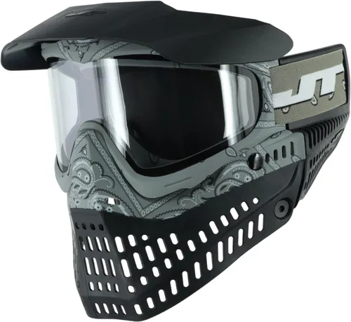 Miniatura 2 de JT Proflex LE Bandana gris con lente transparente y humo