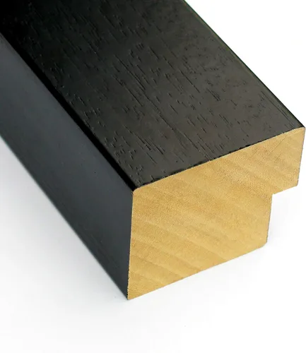 Miniatura 2 de Amanti Art Espejo de baño negro para sobre el fregadero, espejo de tocador rectangular negro Tribeca de 24 x 20 pulgadas, marco de madera pequeño