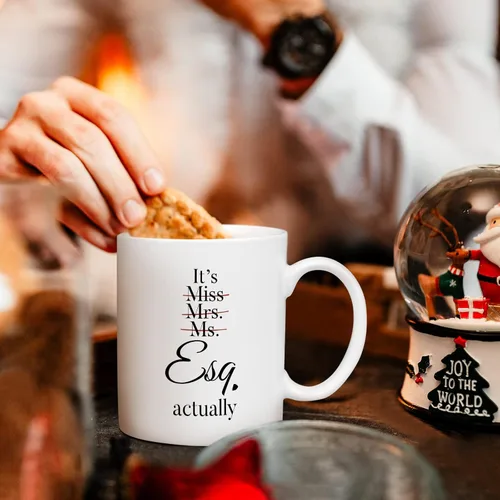 Miniatura 3 de Shqiueos Taza de 11 onzas, regalos de abogados para mujeres, regalos para examen de abogados, regalo de oficina para abogadas, JD, futura abogada