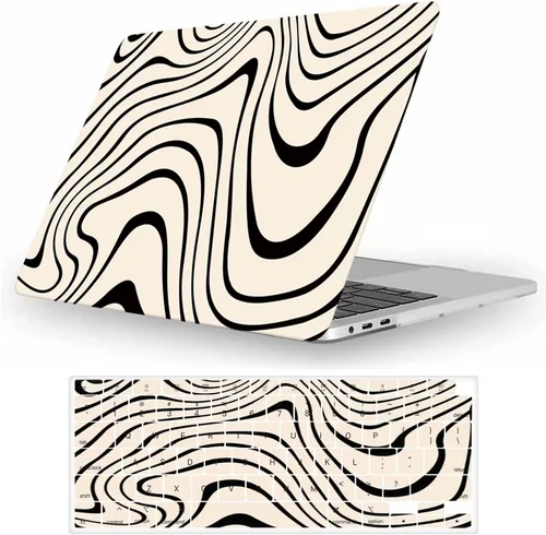 Miniatura 26 de Fancity Funda compatible con MacBook Pro de 13 pulgadas con Touch Bar versión 2022-2016, chip M2 M1 A2338/A2289/A2251/A2159/A1989/A1706, carcasa