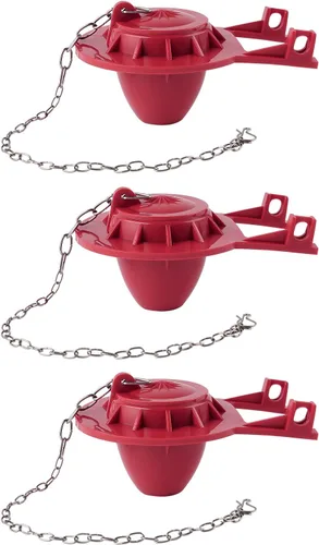 Miniatura 9 de Hibbent Aleta universal para tanque de inodoro de 2 pulgadas, repuesto de goma de larga duración, compatible con conservación de agua estándar