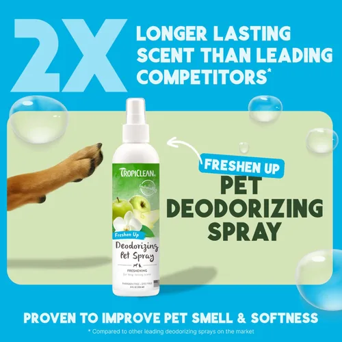 Miniatura 2 de TropiClean - desodorizante en aerosol para mascotas, fabricado en Estados Unidos