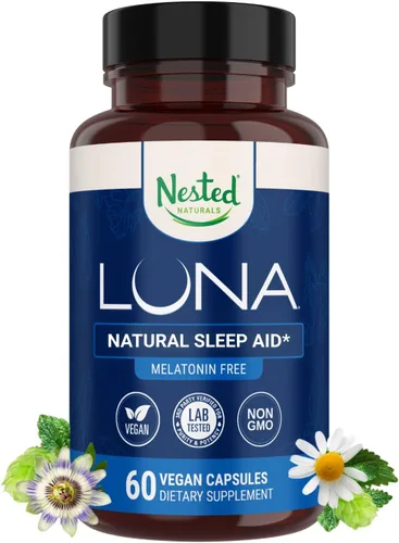 Miniatura 10 de Suplemento de ayuda natural para dormir Luna Kids (60 tabletas), N.° 2, para niños mayores de 4 años y adultos delicados, píldoras para dormir