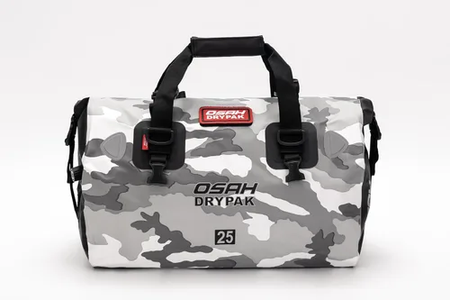 Miniatura 27 de Bolsa de lona impermeable y maleta - Bolsa seca para motocicleta, bolsas de sillín con cierre enrollable, gran espacio de almacenamiento, para Negro