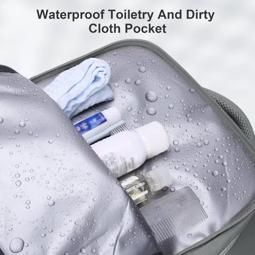 Miniatura 4 de HOMIEE Bolsa de Mano, Mochila de Viaje Grande Aprobada para Vuelos Bolsa para Artículos Personales, Mochila Diaria Impermeable para Equipaje Ligera