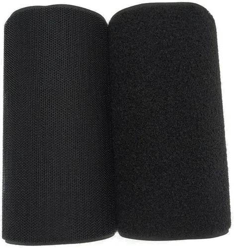 Cinta de tela de nailon para coser de 6 pulgadas de ancho x 6.6 ft de largo, color negro