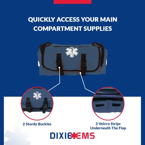 Miniatura 2 de Dixigear Bolsa de primeros auxilios para responder ante emergencias con reflectores - Azul marino