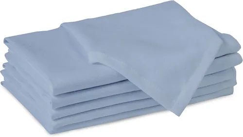 Miniatura 57 de Encasa XO Juego de 12 servilletas de tela color azul cobalto, 17 x 17 pulgadas, servilletas de cena de algodón de color sólido, servilletas de boda
