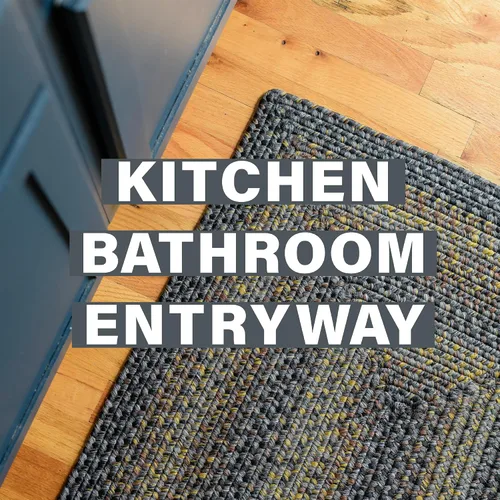 Miniatura 7 de Homespice Black Forest - Alfombra trenzada ovalada de 20 x 30 pulgadas, lavable a máquina, alfombra de entrada trenzada, suave, absorbente de agua