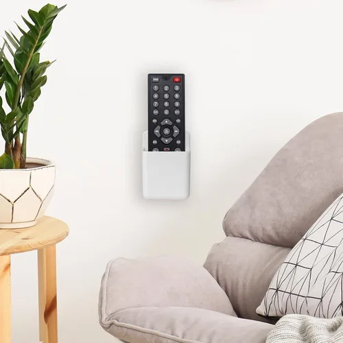Miniatura 4 de Soporte de pared para control remoto, 6 unidades, soporte para control remoto de TV, soporte para controlador autoadhesivo, soporte para bolígrafo