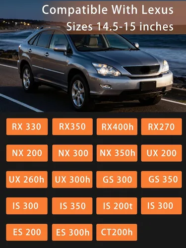 Miniatura 6 de Funda para Volante Personalizada para Lexus RX270 RX330 RX350 RX400h ES200 ES300h NX200 NX300 NX350h UX200 UX260h UX300h GS300 GX350 IS300 IS350