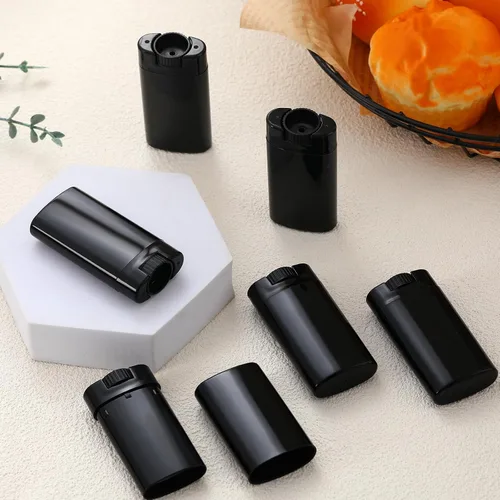Miniatura 5 de Wesiti 100 recipientes de desodorante vacíos de plástico de 1/2 oz, desodorante de viaje de 0.5 fl oz, tubos de contenedores recargables, tubos
