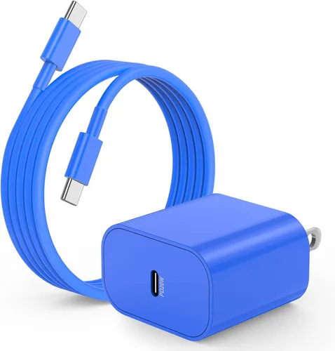 Miniatura 10 de Cargador para iPhone 17 16 15, enchufe de bloque de carga rápida USB C de 20 W y cable tipo C a C de 6 pies largo para Apple iPhone 17 Pro Max/17