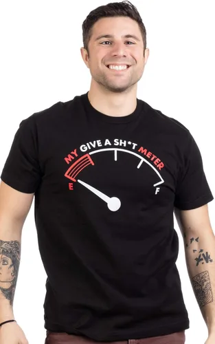 Miniatura 2 de My Give a Sh*t Meter is Empty Divertida camiseta sarcástica con comentario de broma para hombre