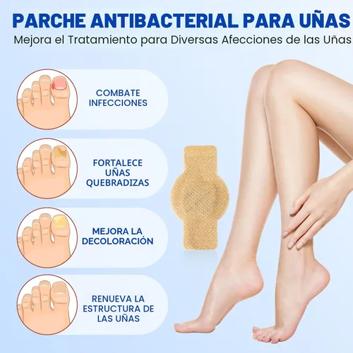 Miniatura 3 de Parches de uñas: 21 parches de reparación extra fuertes para uñas de los pies y uñas dañadas, cuidado de uñas durante la noche de 8 horas