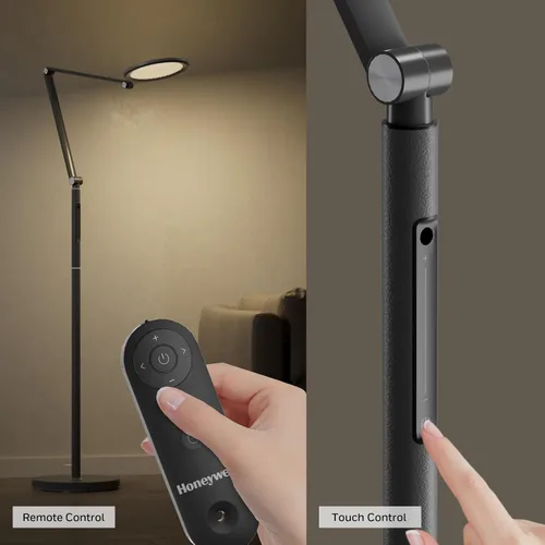 Miniatura 5 de Honeywell lámpara LED de pie - F01BK Sunturalux™ Luz de pie regulable para cuidar los ojos con control remoto, lámpara alta ajustable en 5