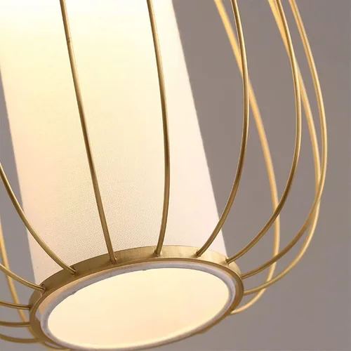 Miniatura 3 de Genérico Araña moderna, Pendant Lights Single Head Japanese Style Light - Aisle Chandelier Study Copper Ceiling Fitting Fixtures Lighting V-intage