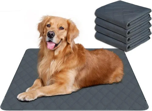 Miniatura 19 de RIOUSSI Almohadillas lavables para orina de perros, reutilizables, absorbentes, a prueba de fugas, antideslizantes, para entrenamiento de orinal
