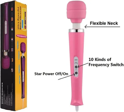Miniatura 3 de Masajeador vibratorio eléctrico de mano para mujer, para recuperación deportiva, dolor ACH, hombro, cuello, piernas, mano, masajeador de pies