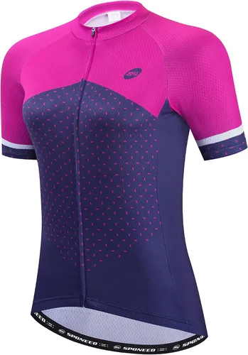 Miniatura 2 de sponeed Conjunto de camiseta y pantalones cortos de gel 3D de manga corta para mujer