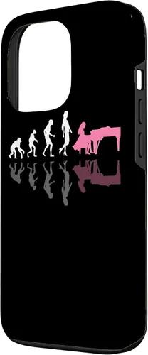 Miniatura 2 de iPhone 13 Pro Evolution of Women Piano Músico Retro Vintage Pianist Case