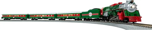 Miniatura 3 de Juego de tren Lionel Christmas Express LionChief Bluetooth eléctrico de calibre HO con control remoto, multicolor