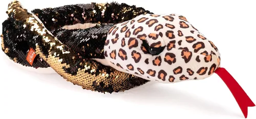 Miniatura 5 de Wild Republic 23398 - Peluche de serpiente de peluche, diseño de arcoíris con lentejuelas, regalo para niños, juguete de peluche, 36.0 in, relleno