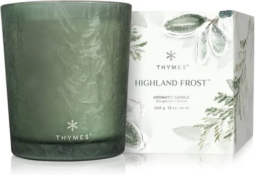 Velas perfumadas Thymes para decoración del hogar - Regalos de fragancia de lujo para mujeres y hombres - Velas de invierno con notas frescas de