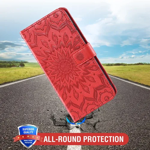 Miniatura 7 de Funda de teléfono para iPhone 11 Pro Max 6.5 con protector de pantalla de vidrio templado y funda de cuero con tapa para tarjetero, accesorios