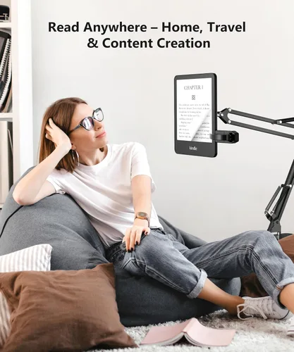 Miniatura 3 de Fuloview Turner de páginas con control remoto para Kindle Paperwhite Kobo eReaders, Page Turner Clicker con control remoto inalámbrico compatible