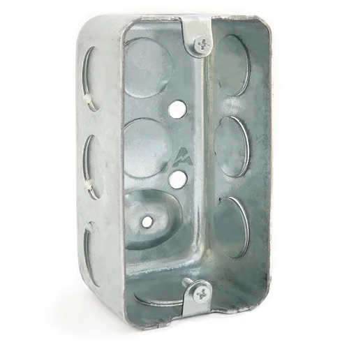 Miniatura 12 de Caja práctica profunda, caja eléctrica de acero estirado de 4 x 2, 2-1/8 pulgadas de profundidad de metal de una sola banda de montaje en superficie