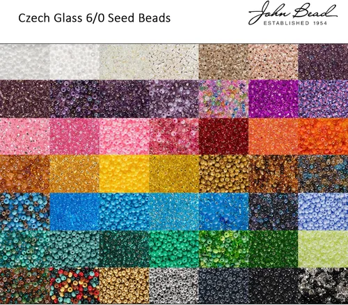 Miniatura 3 de John Bead Cuentas de cristal checo 6/0 amatista AB cuentas para manualidades de joyería, vial de 0.81 oz