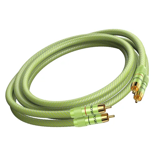 Miniatura 9 de Viborg Audiocrast A10 Cable RCA de 3.3 pies/3.3 ft RCA dual macho interconexión estéreo para reproductores de CD, amplificadores, receptores AV