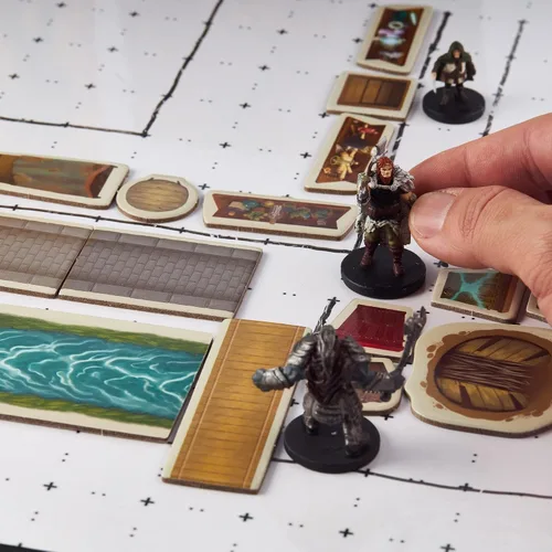 Miniatura 2 de Master's Relics - Juego de accesorios de fichas de artículos de RPG – Más de 200 peones de objetos reversibles de borrado en seco/húmedo de doble