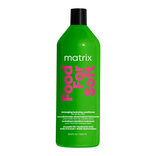 MATRIX Food For Soft Hydrating Conditioner For Dry and Brittle Damaged Hair - Moisturizes, Softens & Smooths, With Avocado Oil & Hyaluronic Acid,