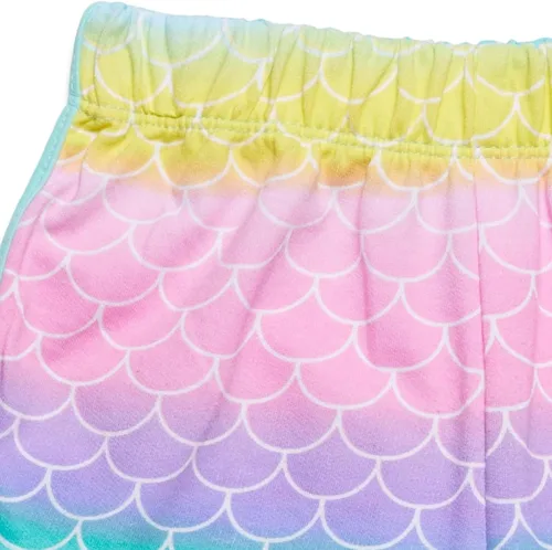 Miniatura 6 de Disney Moana Princess Frozen Ariel Minnie Mouse - Camiseta sin mangas y pantalones cortos de rizo francés para bebés a niños pequeños