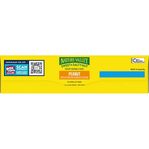Miniatura 8 de Nature Valley Barras de granola de nueces dulces y saladas, maní, 15 barras, 18 onzas