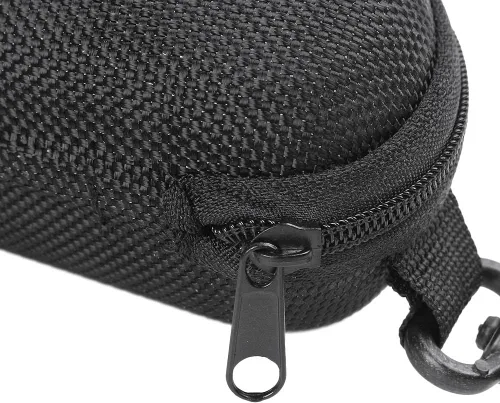 Miniatura 7 de Estuche negro para lentes de sol, para hombres y mujeres, estuche de almacenamiento para gafas de seguridad con clip, estuche duro para lentes